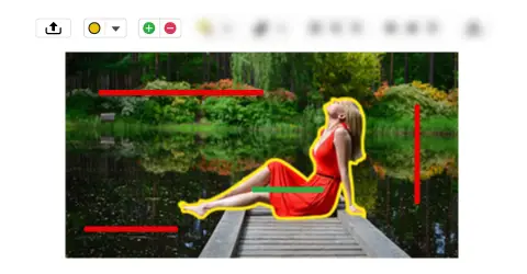 Upload and Mark the Main Components of Your Image