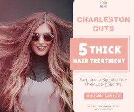 Online Editable Hair Care Tips For Long Hair Facebook Post