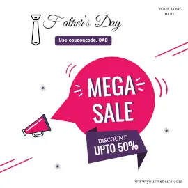 Online editable Father's Day Sale Instagram Ad