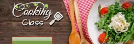 Online Editable Cooking Class Twitter Header