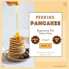 Online Editable Special Pancake Offers Instagram Ad