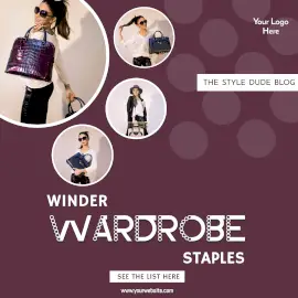 Online Editable Fashion Blog Instagram Ad