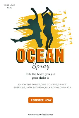 Online Editable Brush Strokes Ocean Spray Dance Tumblr Graphic