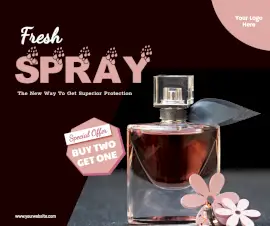 Online Editable Offers On Perfume Facebook Post