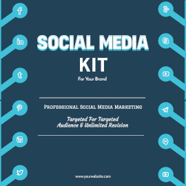 Online Editable Social Media Kit Instagram Ad