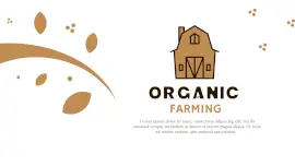 Online Editable Organic Farming Education Presentation Slide