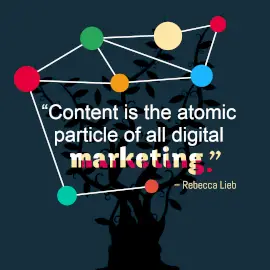 Online Editable Content Marketing with Tree Illustration Instagram Post