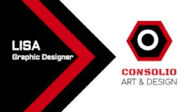 Online Editable Graphic Design and Art Business Card