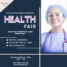 Online Editable Health Awareness Campaign Social Media Post