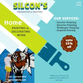 Online Editable Painting Services Instagram Ad