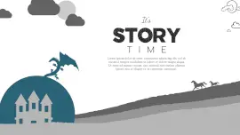 Online Editable Bedtime Stories Playful Presentation Slides