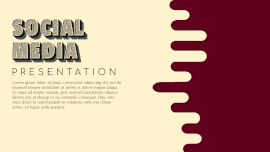 Online Editable Social Media General Presentation Slides