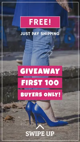 Online Editable Women Apparel Fashion Giveaway Story Design