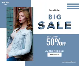 Online Editable Special Sale Offers Facebook Post