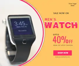Online Editable Special Offers On Watch Facebook Post
