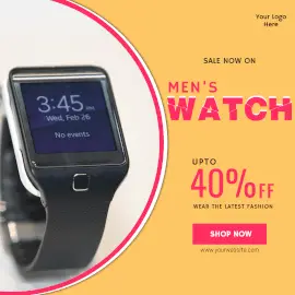 Online Editable Special Offers on Watch Instagram Ad