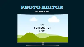 Online Editable Photo Editor Curved Apple TV App Screenshot
