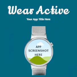 Online Editable Wear Active Watch Wear App Screenshot