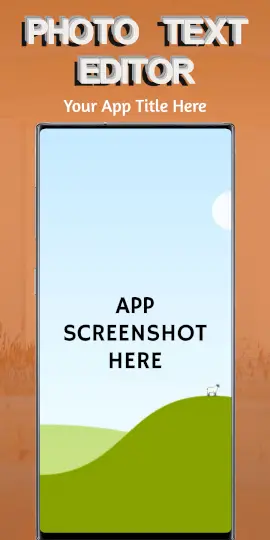 Online Editable Photo Text Editor Portrait Android Phone App Screenshot