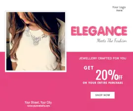 Online Editable Meet The Fashion Facebook Post