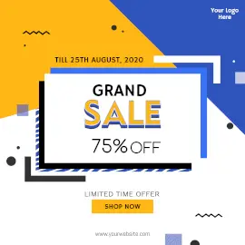 Online Editable Grand Sale Instagram Ad