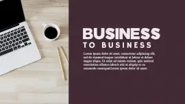 Online Editable B2B Marketing Presentation Slides