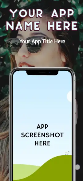 Online Editable Women's Fashion iPhone X Portrait App Screenshot