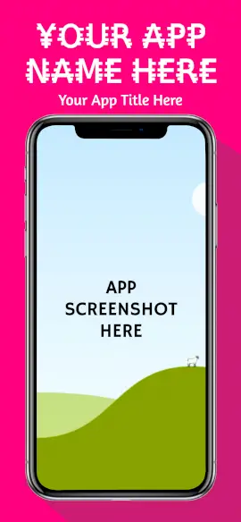 Online Editable iPhone X Portrait App Screenshot