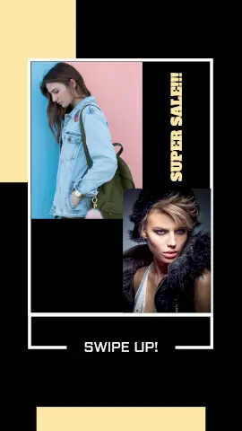 Online Editable Women's Fashion Super Sales & Promotion Story