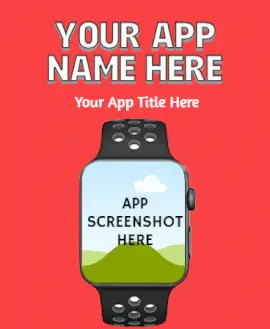 Online Editable Apple Watch App Screenshot