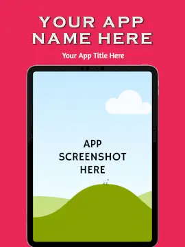 Online Editable iPad Portrait App Screenshot