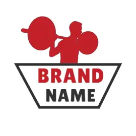 Online Editable Weight Lifting Gym & Fitness Logo
