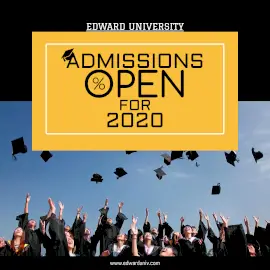 Online Editable Admisssions OPen Instagram Post