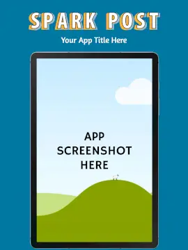 Online Editable Spark Post Android Tablet App Screenshot