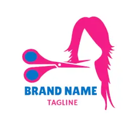 Online Editable Pink Parlor Salon & Beauty