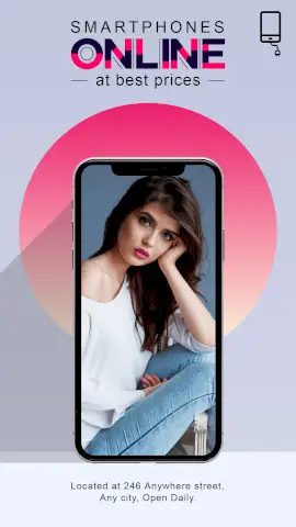 Online Editable Smartphones sales on Online Story Design