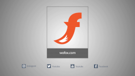 Online Editable Slice and Twist Logo Intro