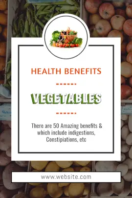 Online Editable Fresh and Healthy Vegetable Tumblr Graphic