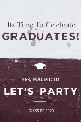 Online Editable Graduation Day Celebration Tumblr Graphic