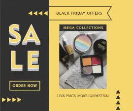Online Editable Black Friday Offer Sale Facebook Post