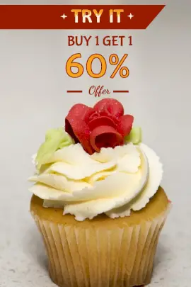 Online Editable Cake Offer Tumblr Graphic