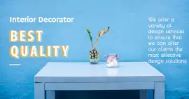 Online Editable Best Quality Interiors Facebook Ad Post