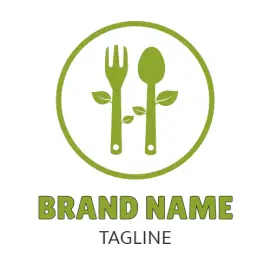Online Editable Green Veg Hotel & Travel Logo