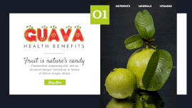 Online Editable Fancy Text Guava Fruits Healthy Benefits GIF Post
