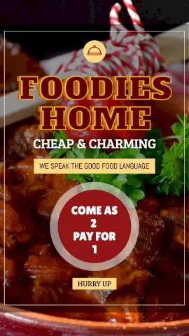 Online Editable Home Foodies Recipe Foodies Offer GIF Post