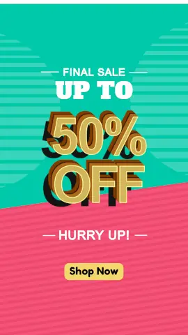 Online Editable Dual Color Final Sale Offer GIF Post