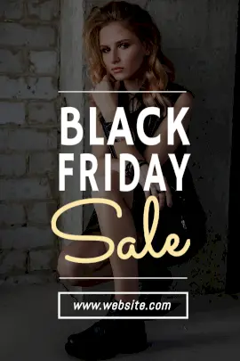 Online Editable Black Friday Sale Tumblr Graphic