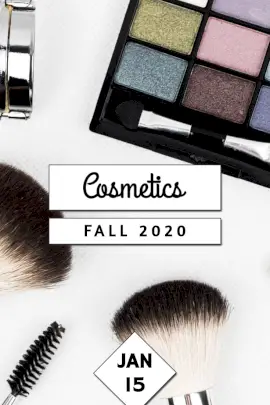 Online Editable Cosmetics Sale 2020 Pinterest Graphic