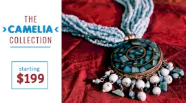 Online Editable Jewelry Exhibition Collection Facebook App Ad