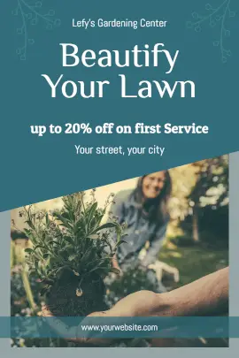 Online Editable Green Beautiy Lawn Tumblr Graphic
